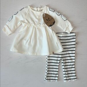 🎃 Rabbit + Bear Organic Cotton Set Sweatshirts Leggings 0-3 3-6 6-9 months